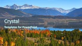  Presentation with colorado - Colorful slide deck enhanced with mesir - beautiful dillon reservoir landscape backdrop and a ocean colored foreground