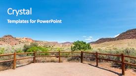  Presentation with new river valley virginia - PPT theme having mesir - paddock fence in monument valley background and a teal colored foreground