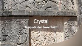 Presentation with mesoamerica - Amazing PPT layouts having mesoamerica - bas-relief carving of a jaguar backdrop and a gray colored foreground