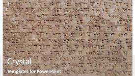  Presentation with mesopotamia - Colorful slide deck enhanced with a hill in england backdrop and a tawny brown colored foreground.