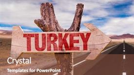  Presentation with mesopotamia - Beautiful presentation design featuring mesopotamia - turkey wooden sign with road backdrop and a  colored foreground
