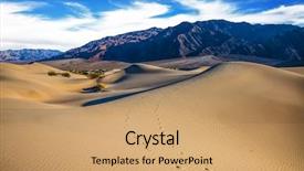  Presentation with death - PPT theme having mesquite flat sand dunes hot autumn in death valley california windy and hot morning in the desert background and a coral colored foreground