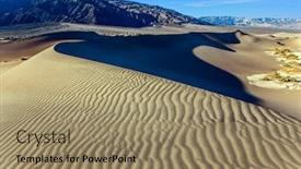  Presentation with sand dunes - Audience pleasing slides consisting of mesquite-flat-sand-dunes backdrop and a coral colored foreground