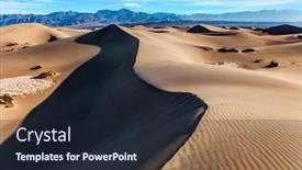  Presentation with sand dunes - Colorful presentation enhanced with mesquite-flat-sand-dunes backdrop and a wine colored foreground