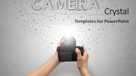  Presentation with doodle - Amazing slides having message cloud concept and doodle backdrop and a  colored foreground