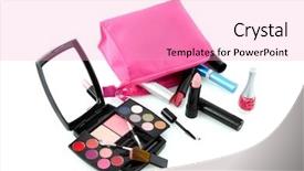  Presentation with black people boxing - Audience pleasing presentation consisting of messed up - make up case fallen backdrop and a  colored foreground