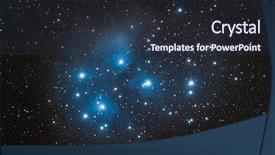  Presentation with nebula - Amazing presentation theme having messier 45 nebula also know backdrop and a tawny brown colored foreground