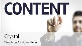  Presentation with 3d man business leader - PPT theme having muscular woman holding old and rusty kettle bell on to the gym floor focus on the kettle bell background and a light gray colored foreground.