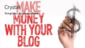  Presentation with marker - Presentation design consisting of meta data - hand with marker writing make background and a sky blue colored foreground