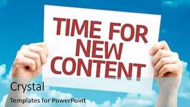  Presentation with transportation brand new cars - Theme with meta data - time for new content card background and a arctic colored foreground