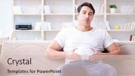  Presentation with vomiting - Amazing PPT layouts having vomit - man suffering from sick stomach backdrop and a lemonade colored foreground