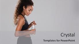  Presentation with metabolic - Slide deck with metabolic - portrait of a pretty young background and a light gray colored foreground