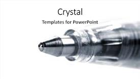  Presentation with close up shot - Colorful PPT layouts enhanced with metal analyzer instrument - extreme close up shot backdrop and a white colored foreground