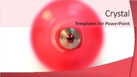  Presentation with extreme - Colorful slide set enhanced with metal analyzer instrument - extreme close up shot backdrop and a coral colored foreground