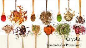  Presentation with photo collage - Audience pleasing slide deck consisting of metal and wooden spoon backdrop and a lemonade colored foreground