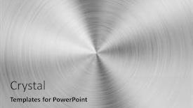  Presentation with texture - Presentation design consisting of metal-angle-radial-texture-background background and a light gray colored foreground