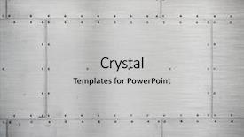  Presentation with sheet industry - Beautiful presentation design featuring metal armour background backdrop and a light gray colored foreground