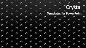  Presentation with black dot - Slides enhanced with metal background with dot pattern background and a dark gray colored foreground