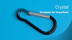  Presentation with metal - Beautiful slides featuring metal-black-carbine-on-blue backdrop and a teal colored foreground