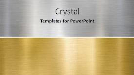  Presentation with brushed metal - Amazing PPT layouts having metal-brushed-silver-and-gold backdrop and a light gray colored foreground