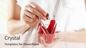  Presentation with lactation young woman breastfeeding - Presentation theme consisting of metal cost - young woman getting euro coin background and a lemonade colored foreground