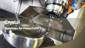  Presentation with measurement - Slide set having metal detection - close-up check measurement of detail background and a gray colored foreground