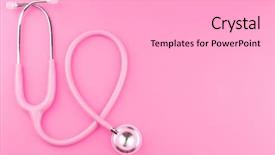  Presentation with metal - Slide deck consisting of metal detection - pink stethoscope on pink background background and a light gray colored foreground