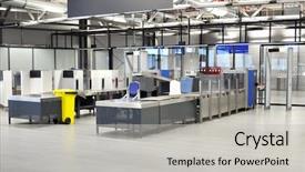  Presentation with airport security - Audience pleasing slides consisting of metal detector - airport security backdrop and a light gray colored foreground
