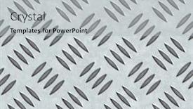  Presentation with diamond - Slide set enhanced with metal-diamond-pattern-non-skid background and a light gray colored foreground
