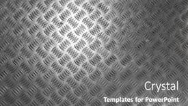  Presentation with diamond - Cool new PPT layouts with metal-diamond-pattern-non-skid backdrop and a gray colored foreground