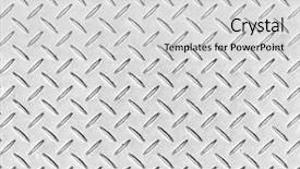  Presentation with diamond plate - Cool new slide deck with metal diamond pattern plate backdrop and a light gray colored foreground