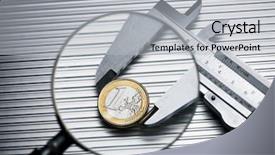  Presentation with rain gauge - Theme enhanced with metal gauge measuring a one background and a light gray colored foreground