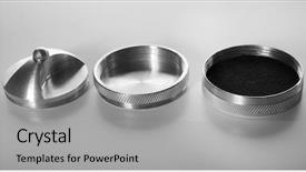  Presentation with legal - Presentation theme enhanced with metal ink pad on grey background and a light gray colored foreground