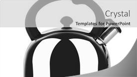  Presentation with whistle - Slides consisting of metal-kettle-with-whistle-isolated background and a  colored foreground