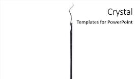  Presentation with diagnosis - Amazing presentation having metal medical dental tool isolated backdrop and a white colored foreground