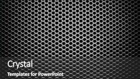  Presentation with metal - Beautiful presentation featuring metal mesh background backdrop and a dark gray colored foreground