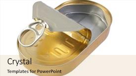  Presentation with packaging - PPT layouts enhanced with three baskets of assorted debris on room background background and a light gray colored foreground