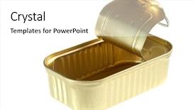  Presentation with packaging - Beautiful presentation featuring metal packaging - image of empty can studio backdrop and a  colored foreground