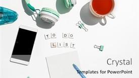  Presentation with work quality - Presentation theme consisting of metal-paper-clips-isolated-over background and a white colored foreground