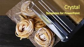  Presentation with pasta - PPT layouts featuring metal-pasta-maker-machine and a  colored foreground