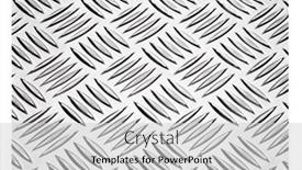  Presentation with flooring - PPT theme featuring metal-plate-steel-for-flooring background and a light gray colored foreground