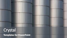  Presentation with storage - Presentation featuring metal round grain storage bin background and a dark gray colored foreground