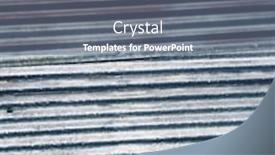  Presentation with sheet metal - Cool new slide deck with zinc - metal sheet rusty and stained backdrop and a gray colored foreground