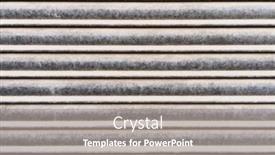  Presentation with metal - Slides featuring metal-shutter-door-texture-background background and a gray colored foreground