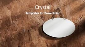  Presentation with wood texture - Amazing theme having metal-signage-with-string backdrop and a coral colored foreground