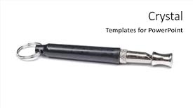  Presentation with high frequency - Colorful slide set enhanced with metal silver high frequency dog backdrop and a white colored foreground