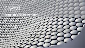  Presentation with modern building - Colorful presentation theme enhanced with birmingham - detail of modern building backdrop and a light gray colored foreground