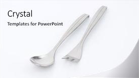  Presentation with metal sodium - Audience pleasing theme consisting of metal spoon and three-pronged backdrop and a sky blue colored foreground