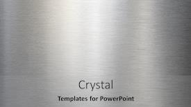  Presentation with brushed metal - Presentation theme featuring silver - metal steel plate or brushed background and a light gray colored foreground