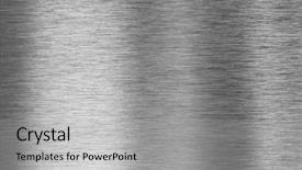  Presentation with aluminium - Beautiful slides featuring metal texture background extra large backdrop and a light gray colored foreground
